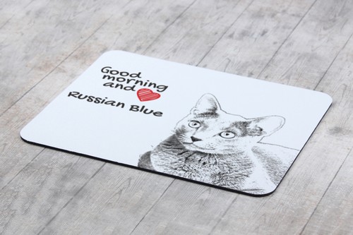 Russisch Blau Mauspad mit Katze Art-Dog - Bild 4 von 7