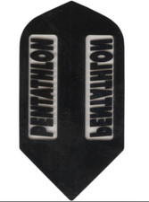 PENTATHLON BLACK Slim Flights - 100 Micron - 5 sets 15 flights w/tracking