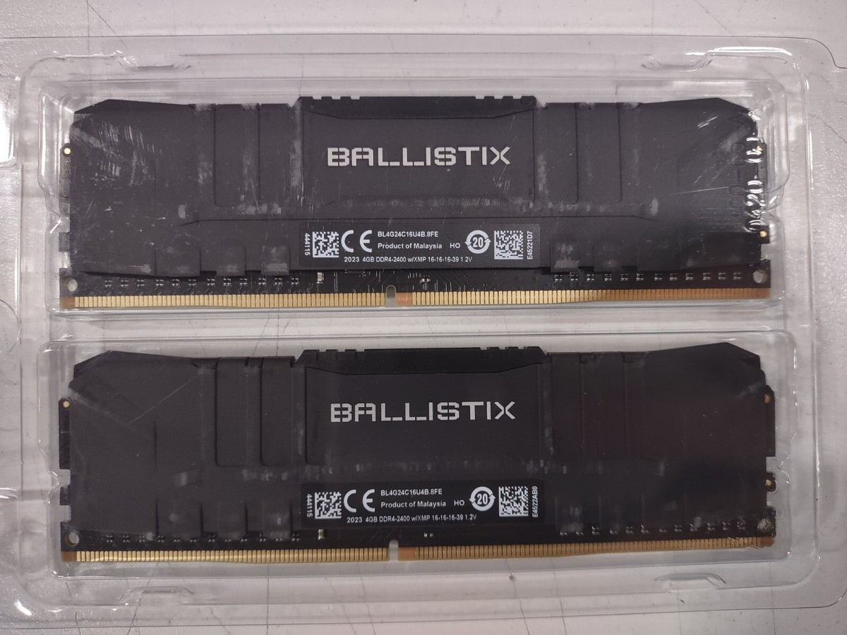 Crucial Ballistix 8GB (2 x 4GB) PC4-25600 (DDR4-2400) Memory