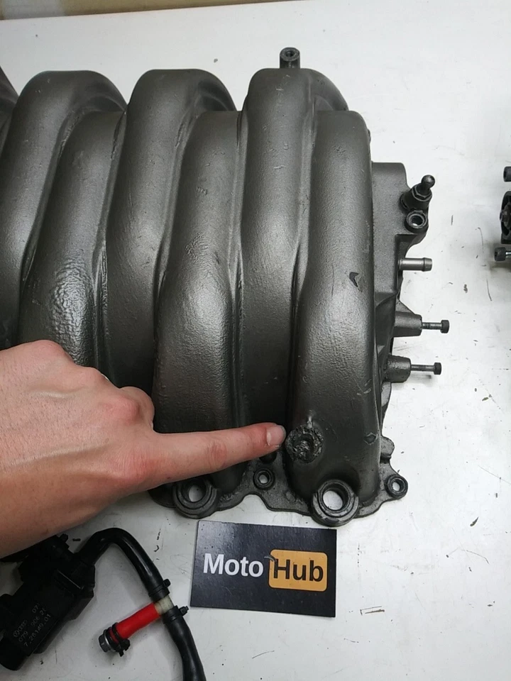 AUDI S4 2008 4,2 L V8 OEM motor colector de admisión de aire conjunto 079133185AB Foto 2 de 4