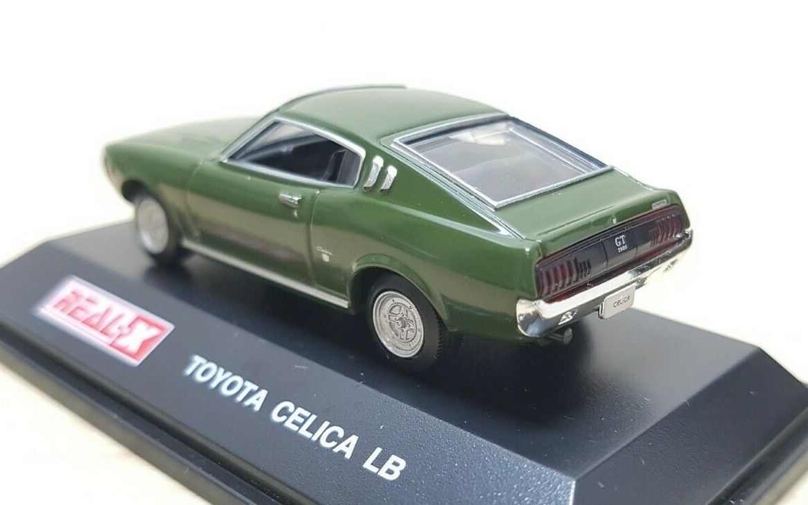 Real-X 1/72 TOYOTA CELICA LB LIFTBACK 2000GT RA25 GREEN diecast