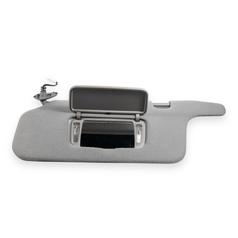 1995-1999 Subaru Legacy Driver Left Side Sun Visor Gray Cloth Lighted - Image 4 of 4