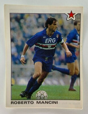 *RARE* Roberto MANCINI Sampdoria Panini Footballers 1991 1992 Superstars No.364