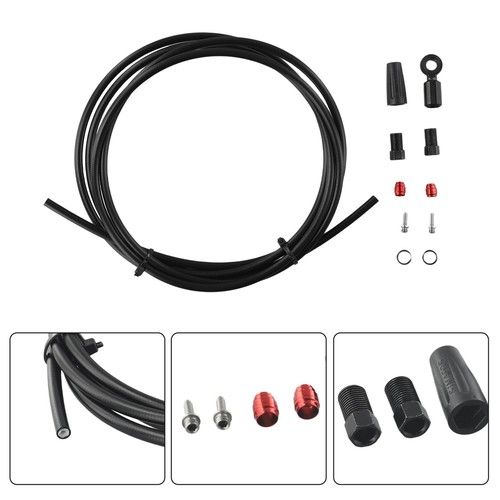 Bicycle Hydraulic Brake Hose Kit For-SRAM Flat Mount HRD Red Force Apex 2Meter - Picture 24 of 24