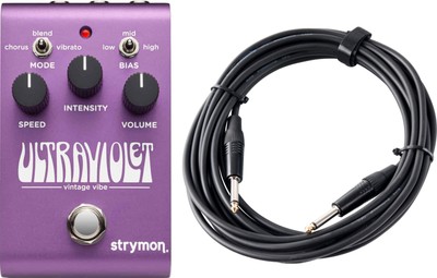 Strymon UltraViolet Vntage Vibe Set Kabel E-Gitarre Effektpedal Chorus Vibrato