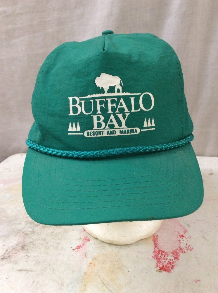 trucker hat baseball cap Vintage Buffalo Bay Resort And Marina