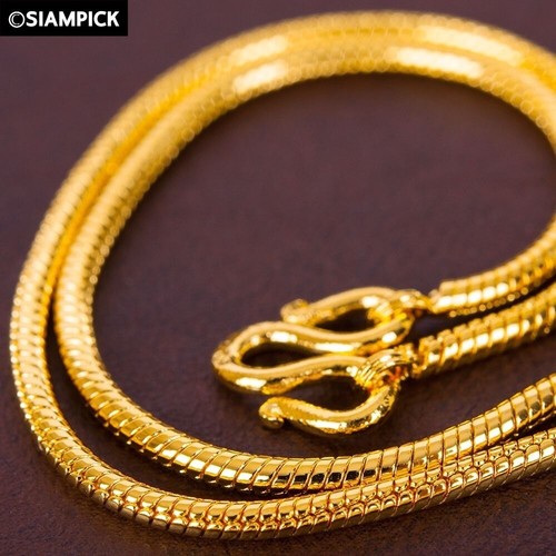 23K Thai Baht Yellow Gold Snake Chain 