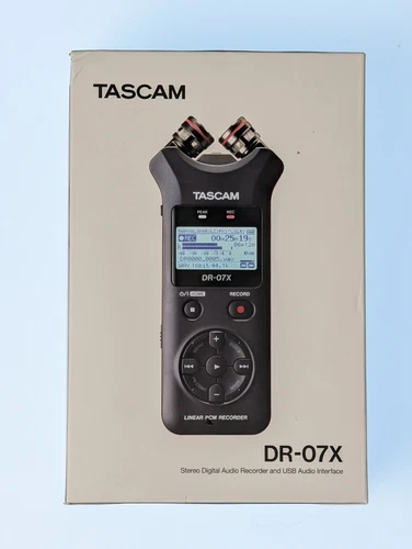 Tascam DR-07X Stereo Handheld Digital Audio Recorder