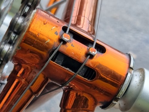 WILIER TRIESTINA RAMATA Italian vintage Steel BIKE size 48 X 48 campagnolo SR - Foto 18 di 19