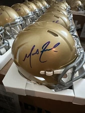 Marcus Freeman Signed Notre Dame Fighting Irish Mini Helmet Auto COA