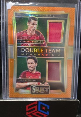 2016-17 Panini Select - Double Team Memorabilia Cristiano Ronaldo, Joao Moutinho