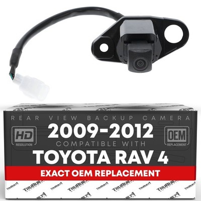 Back up Reverse Camera, Compatible with 09-12 Toyota RAV4 W/O Spare TIRE Carr...