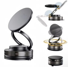 360  Magnetic Car Phone Holder   MagSafe Compatible  Foldable  Strong Grip