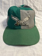 VTG 1990s Pinwheel Philadelphia Eagles Starter SnapBack Hat (Drew Pearson Brand)