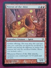 Magic The Gathering BETRAYERS OF KAMIGAWA PATRON OF THE AKKI red card MTG