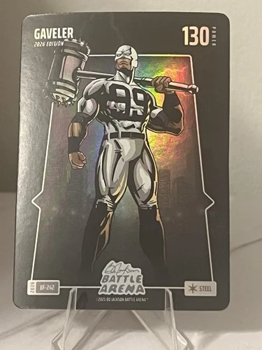 Bo Jackson Battle Arena GAVELER- Aaron Judge Steel Battlefoil