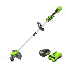 Greenworks 13" 24v 4.0ah Battery Edger Trimmer  in Box w/Battery & Charger