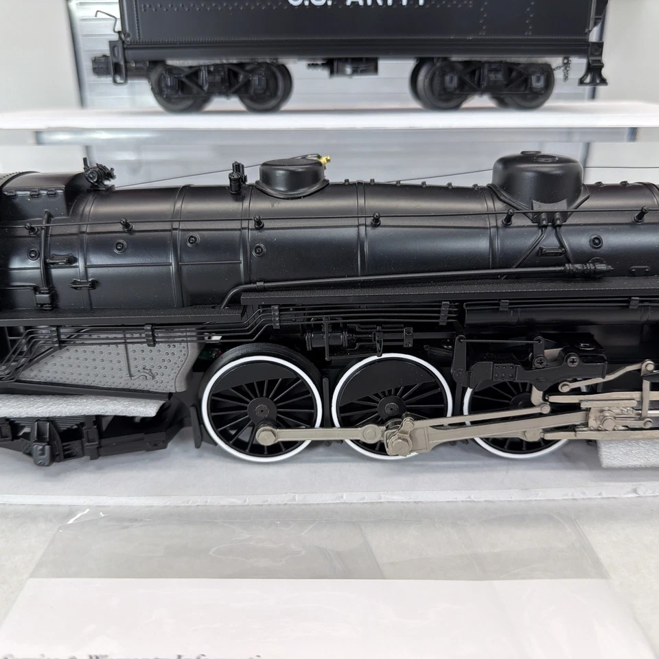 MTH Premier 20-3812-1 U.S. Army 4-6-2 USRA Pacific Steam PS.3 O Gauge New #493 - Image 4 of 4