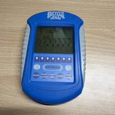 Official Bicycle Illuminated 2 In 1 Solitaire Handheld Game No Stylus Needed B2