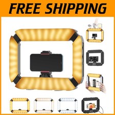 Handheld Smartphone Video Rig with LED Ring Light