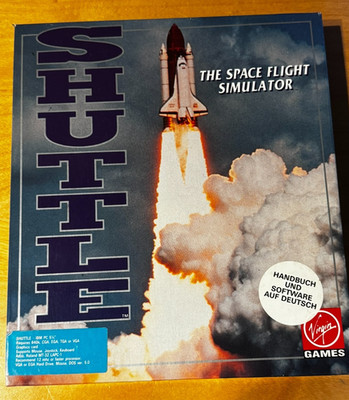 Shuttle The Space Flight Simulator 5,25 DISKETTE PC Big Box OVP - komplett -TOP
