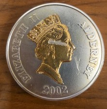 Queen Elizabeth II 2002 Golden Jubilee UK Five Pounds Coin Silver Coin