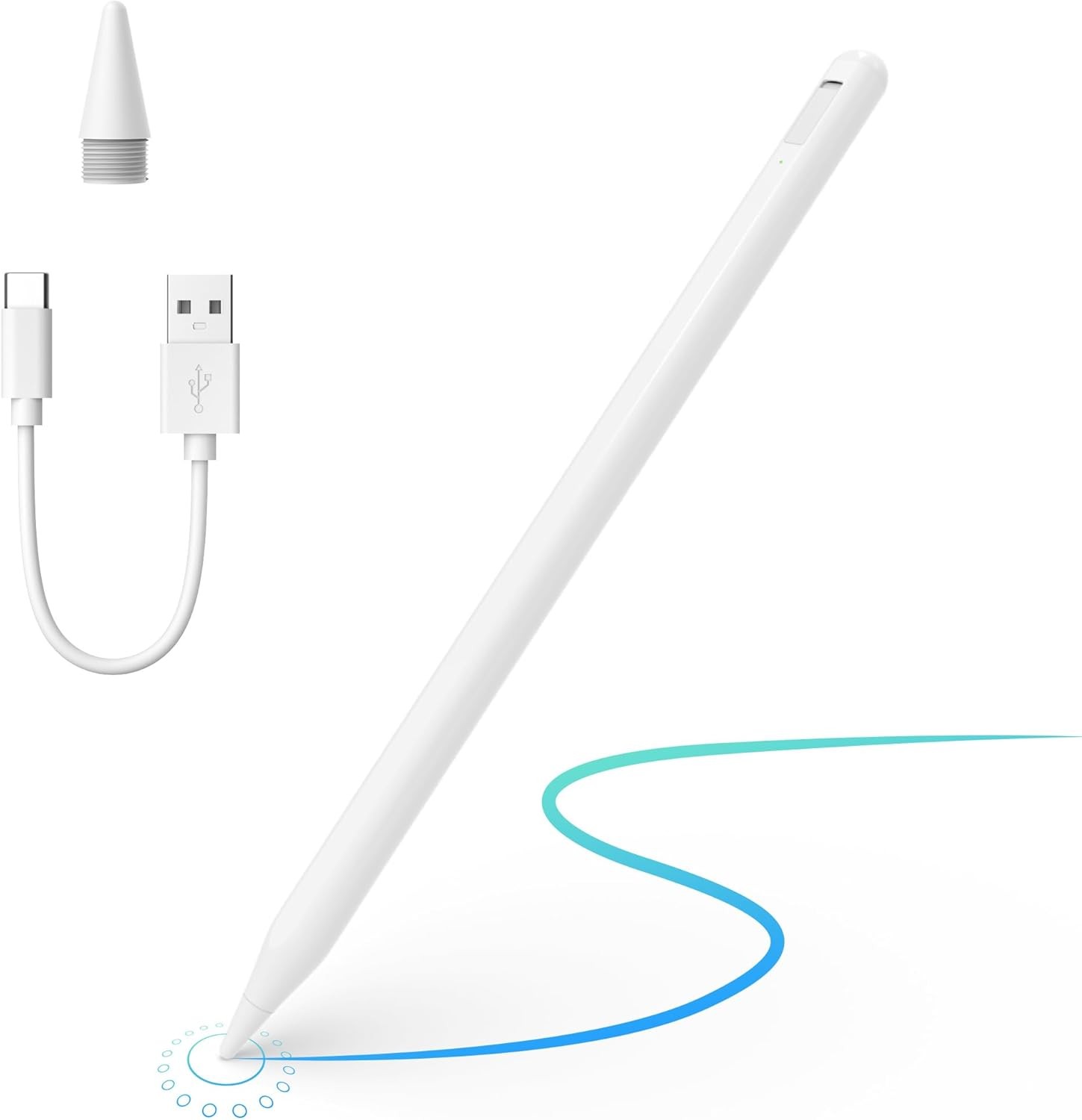 Apple Pencil for iPad Pro 12.9 6th Gen - White Stylus Pen