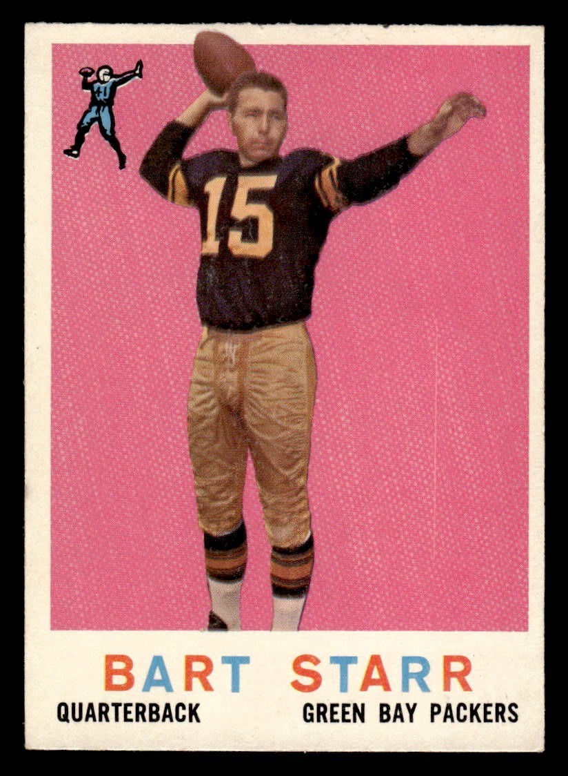 1959 Topps Football #23 Bart Starr EX *f1
