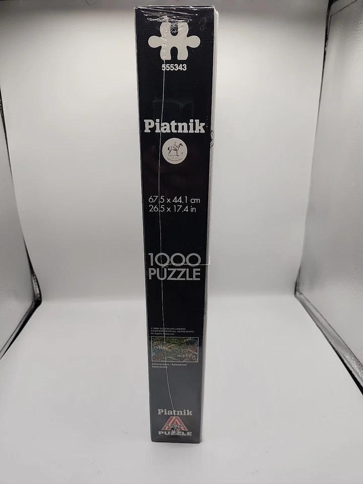 Пазл Piatnik 1000 штук «Саламандры» 26,5 «x 17,4» 555343 редкая запечатанная - Изображение 4 из 4