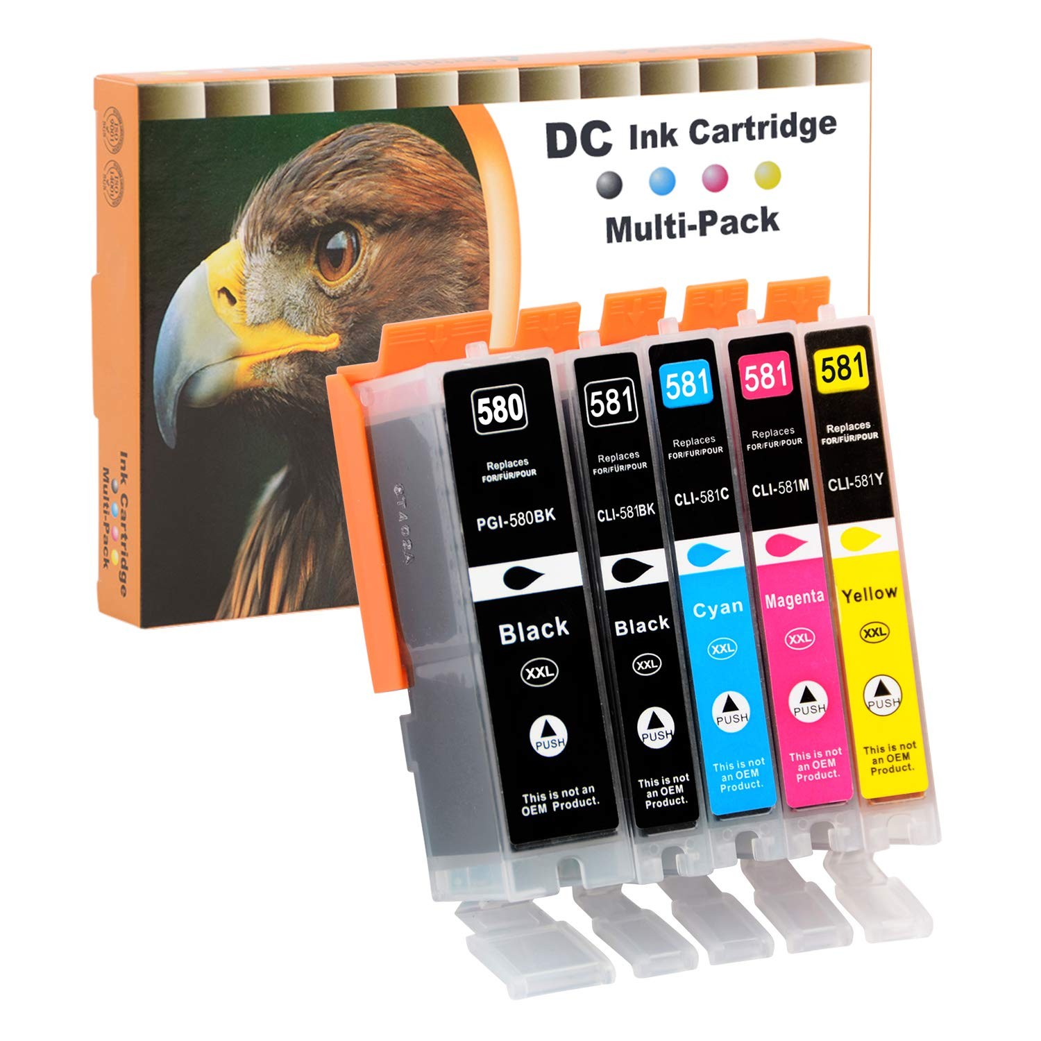 Encre Canon 580 581 PGI-580XXL CLI-581XXL pour des impressions texte et photo nettes