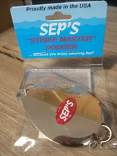 Sep's 3" Strike Master Trolling Dodger 50/50 Flasher Brass & Silver 75200 USA