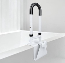 Height Adjustable Bathtub Safety Grab Bar for Seniors Bathtub Rails Handles