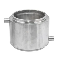 HFS(R) 10" X 10" Stainless Sanitary Jacketed Spool Tri-Clamp Ferrule Flange