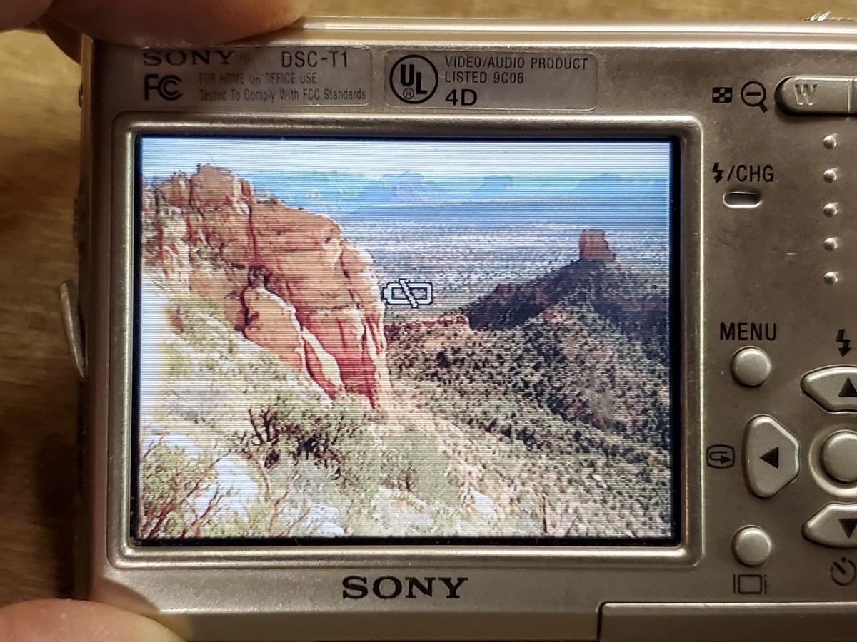 Sony DSC-T1 Cyber-Shot 5.0MP Digital Camera, Silver, For Repair