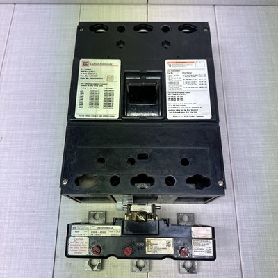 CUTLER HAMMER LA3400F BREAKER FRAME W/ HLA3400F 400-AMP TRIP UNIT, MAKE OFFER!