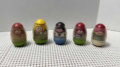 #ad #ad Vtg 1970’s Hasbro Weebles Wobble Toys Lot of 5 As Is $14.99