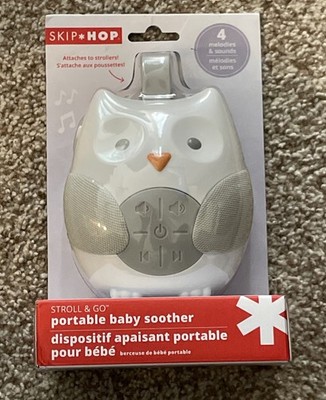 Skip Hop Stroll & Go Portable Baby Soother Owl Music Car Seat Toy Sound 