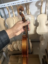 Ready to Play Powerful Warm Sound Fine Flame handmade 3/4 violin with Case Bow