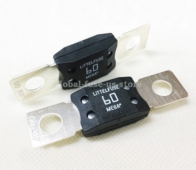 1pc   0298060 Bolt Down Auto Fuse 60A Time Delay 32V 298 Series, MEGA *nz