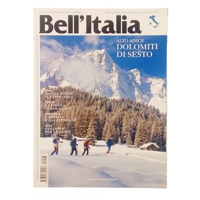 Zeitschrift Bell'Italia Nr. 296 Dezember 2010 Verlag Giorgio Mondadori