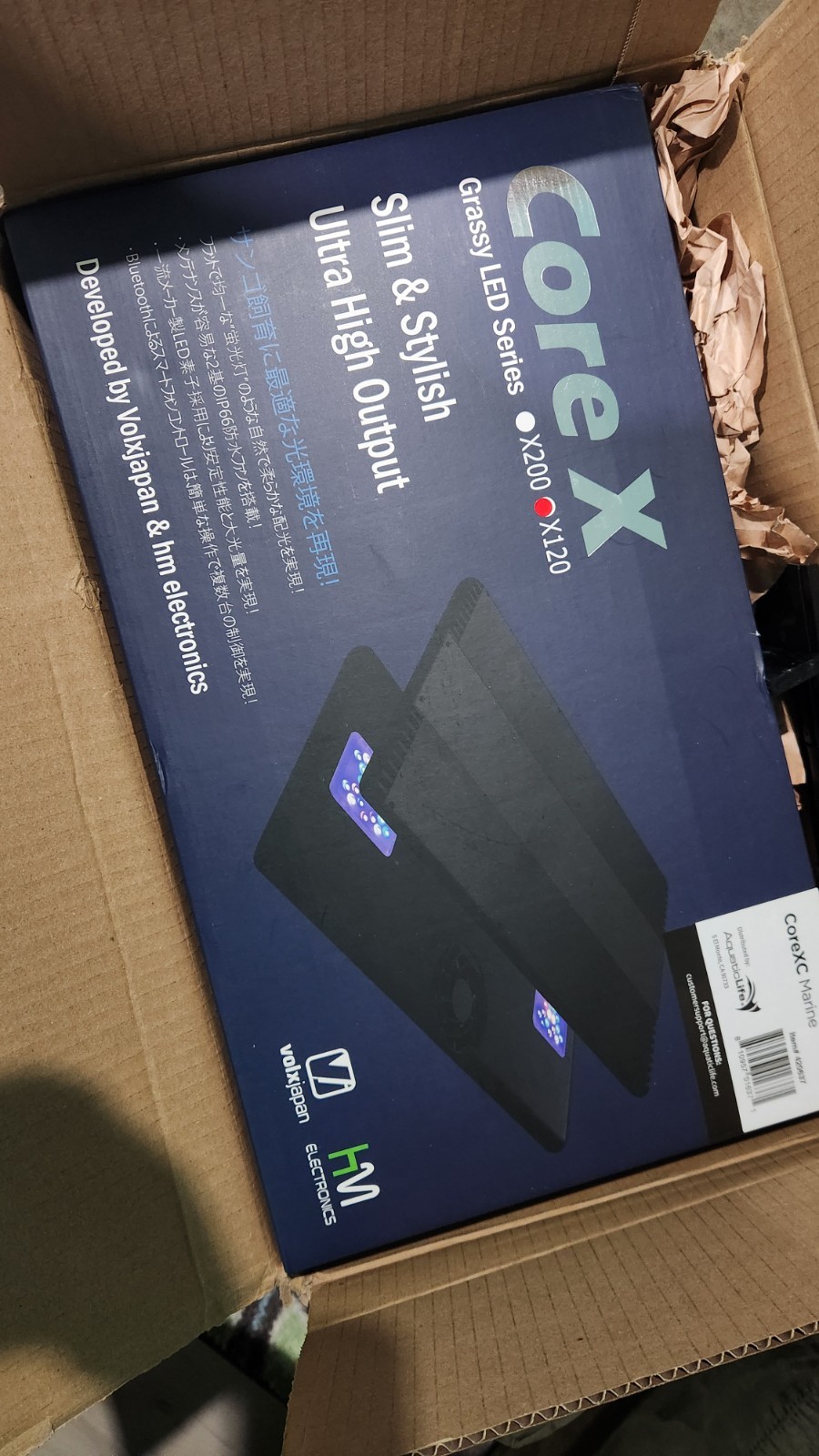 HM Electronics Cetus X120 Smart LED Marine/Reef Aquarium Lighting + Mount-image