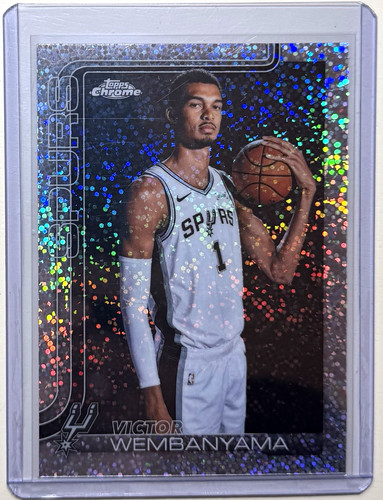 Topps Chrome Victor Wembanyama SSP Speckle Variation Refractor #22 2026