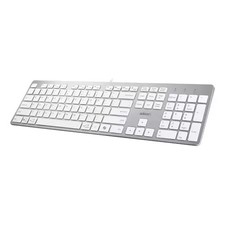 Adesso Full-size Keyboard Scissor UK QWERTY AKB-730-UW-UK White