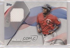 2017 Topps Major League Material Series 2 Miguel Sano #MLM-MS 0t2