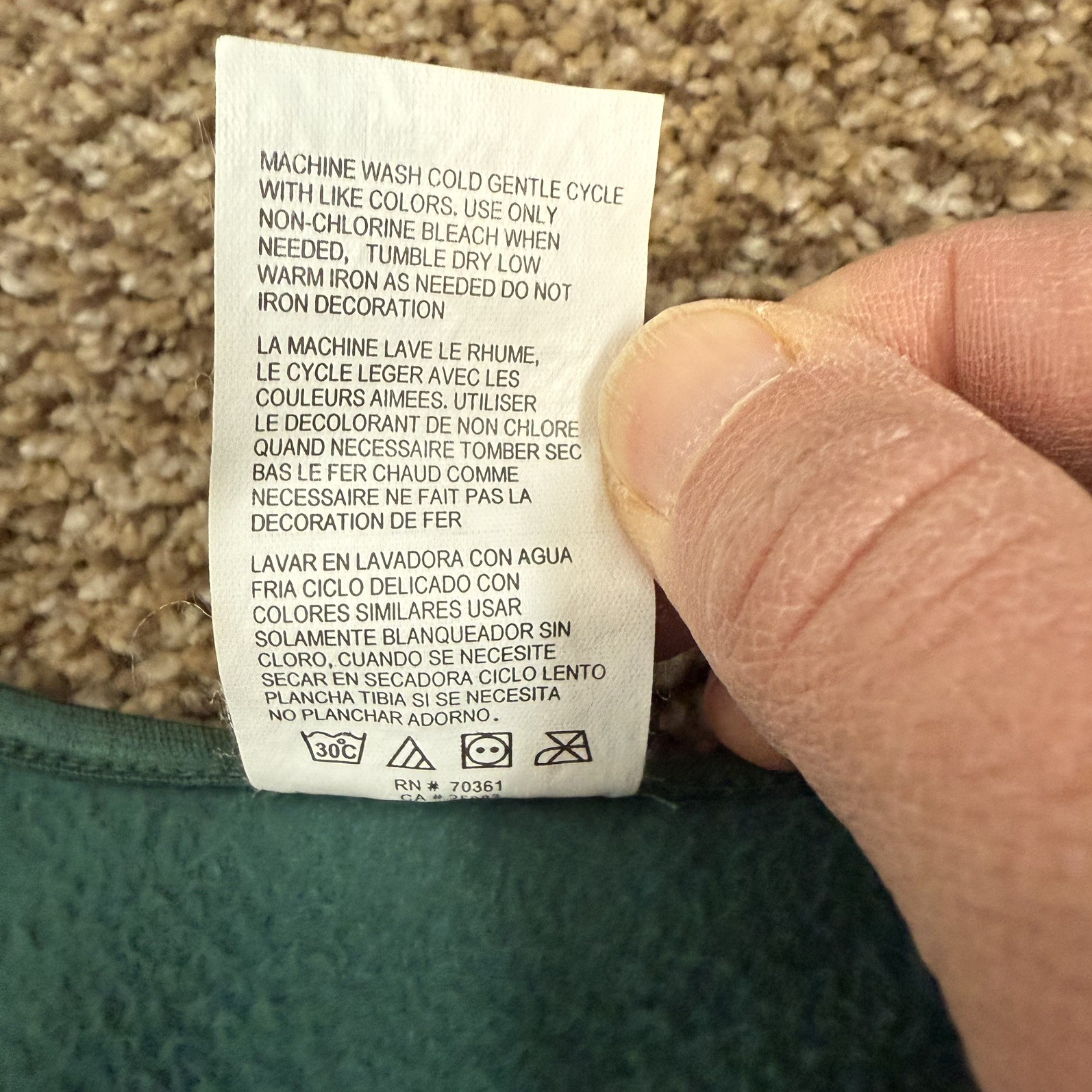 Vintage Y2K Disney Grumpy Patchwork Green Fleece … - image 4