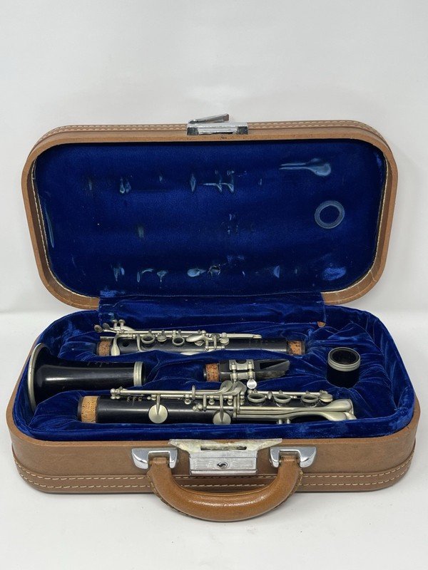 Vintage 1940s A. Malerne Paris “STANDARD” Grenadilla Clarinet