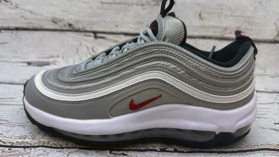 Nike Air Max 97 Golf Shoes Mens Size 5 Silver Bullet Metallic WMNS 7 CD7538-001 - Image 2 of 4