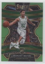 2019-20 Panini Select Concourse Neon Green Prizm 17/75 Tremont Waters #43 0c3