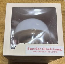 Vivitar Sunrise Clock Lamp Alarm Clock Digital Wake-up Light Tap Control Gold