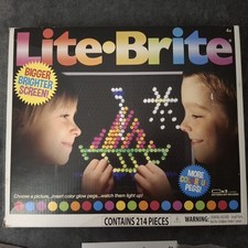Lite Brite Light Up Peg Classic Toy 2019 Boxed Complete Kids 4 Retro Hasbro